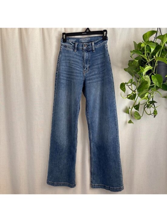 Arizona Jean Company Denim - Arizona Jeans Co High Rise Wide Leg Size 0